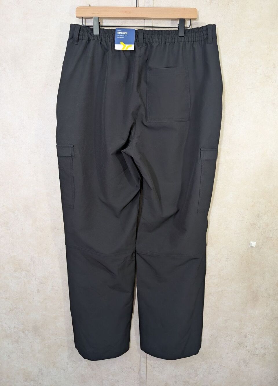 Old Navy Stretch Tech Pants L Black Cargo Quick Dry Activewear Go H2O - Picture 3 of 13